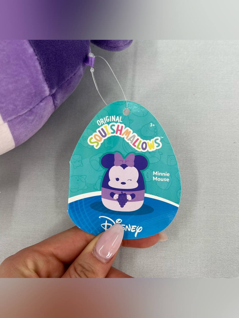 Disney Minnie Mouse grape Scented Mystery Squad Squishmallow 5” Purple Plush NWT - Picture 9 of 12